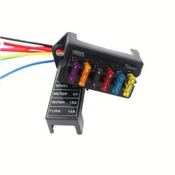 6-Way Prewired Fuse Holder Kit with Dual Input Harness